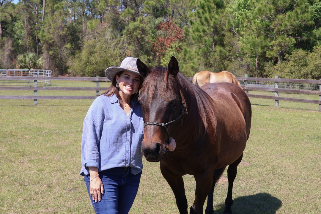 Equine-assisted coaching for women near Orlando, Florida