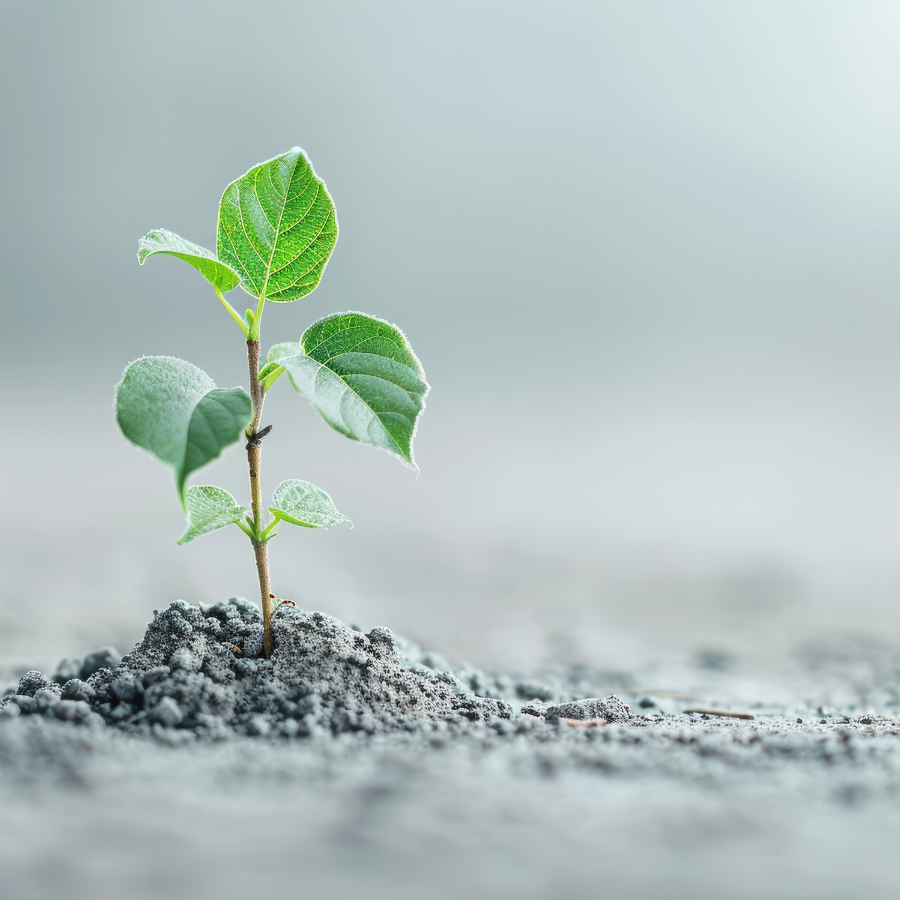 plant bud growing symbolizing hope and growth through anxiety therapy in Orlando.