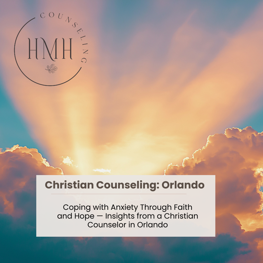 beautiful sky sun shining through clouds depicting faith and hope with Christian counseling Orlando